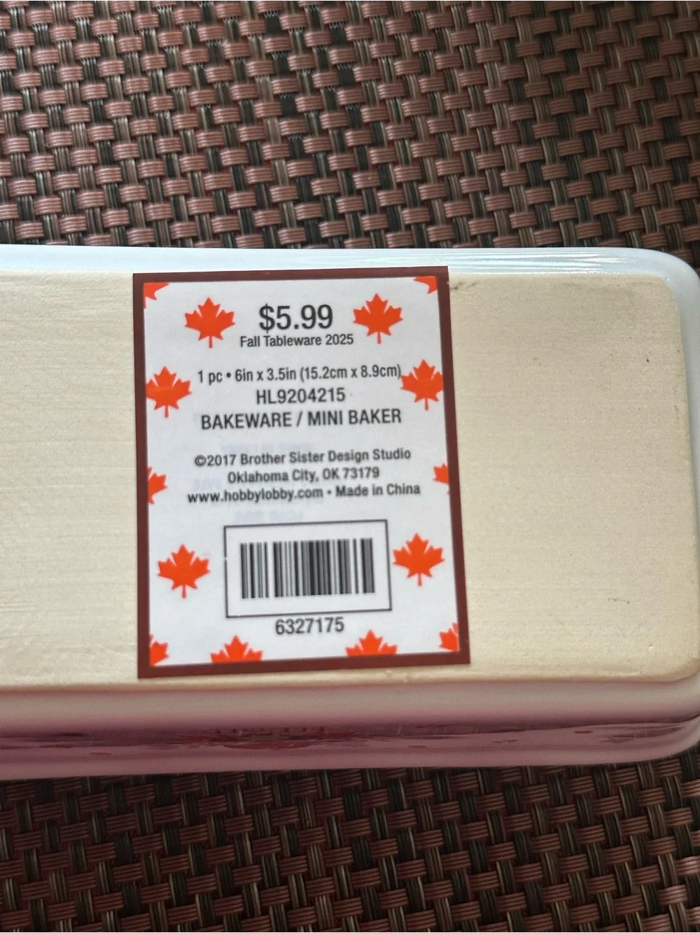 Blessed Mini Loaf Pan set